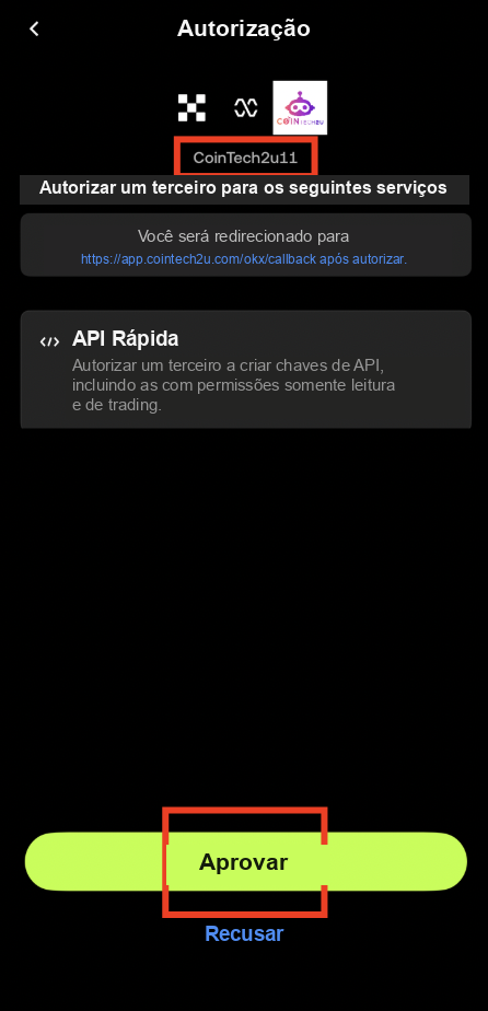 Verify sub-account and approve API binding in OKX
