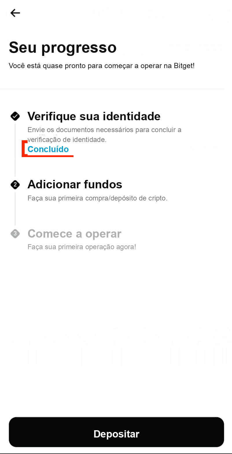 Bitget KYC verification completed successfully