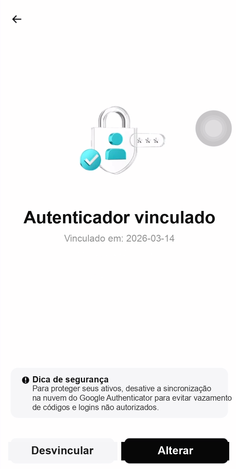 Google Authenticator 2FA successfully enabled on Bitget