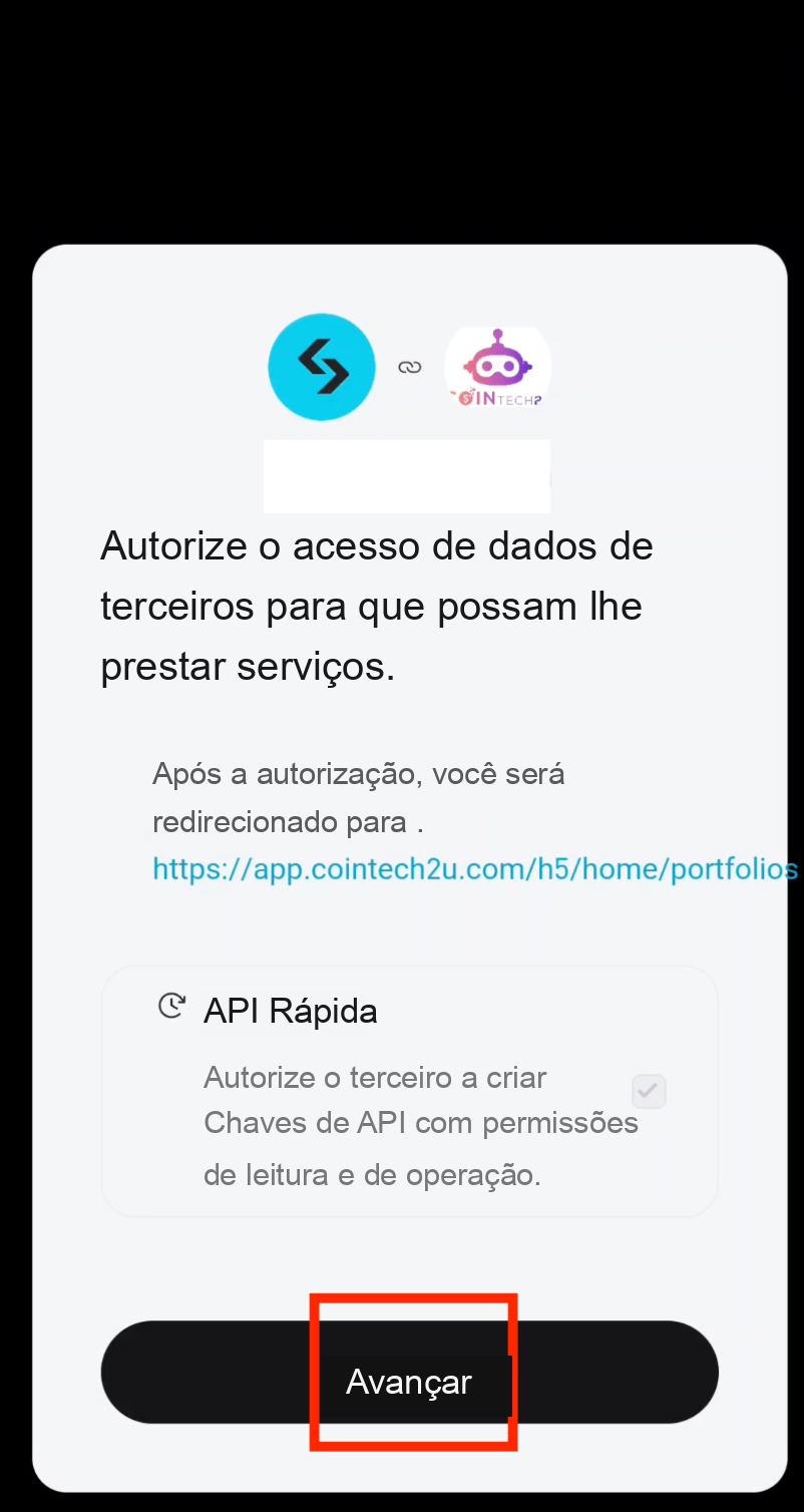 Proceed with Bitget Fast API binding