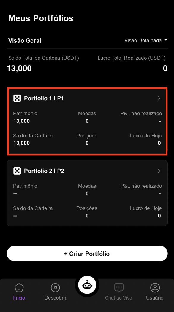 Selecione o portfólio Bitget na CoinTech2u