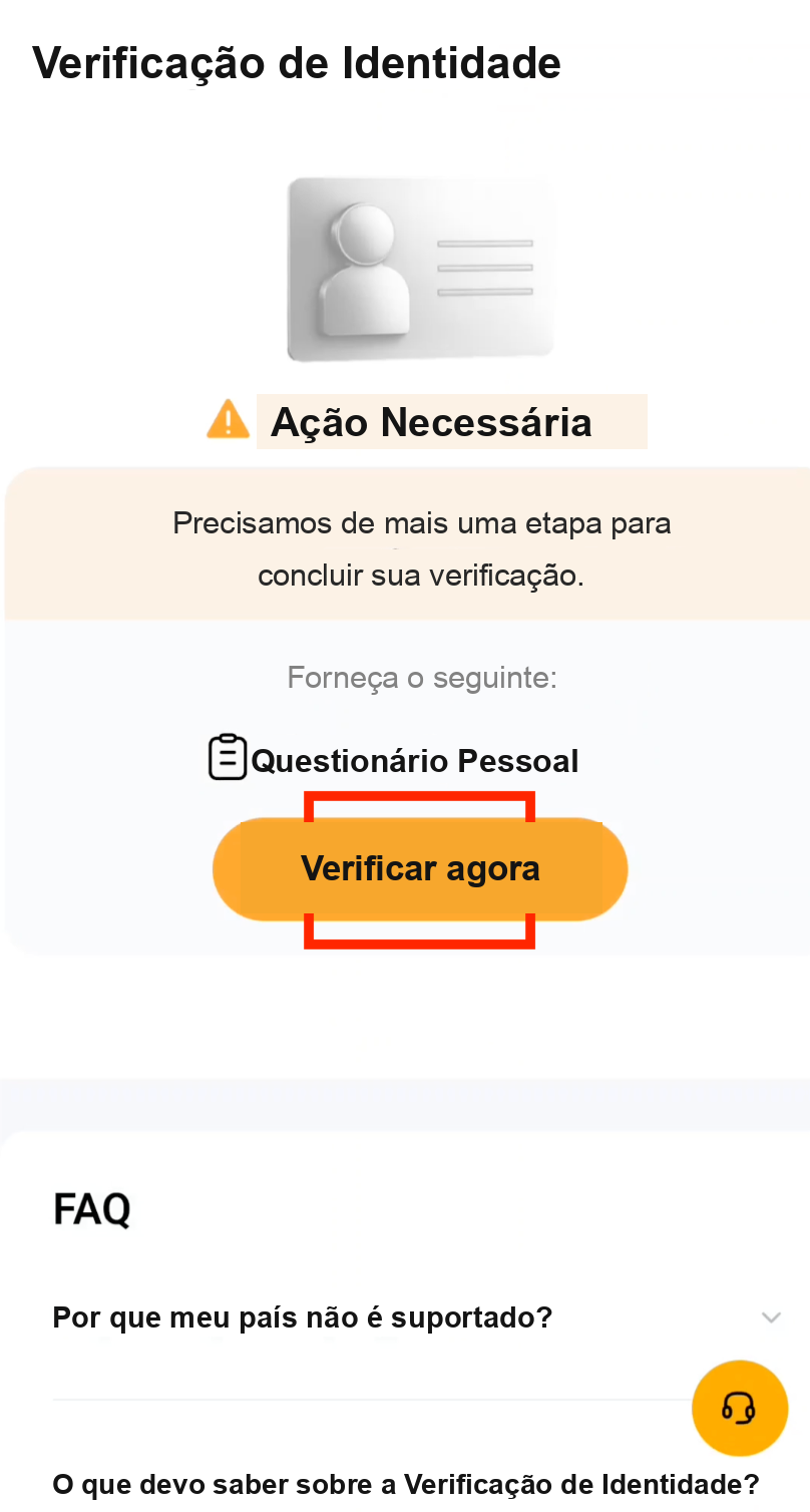 Verificação por escaneamento facial da Bybit