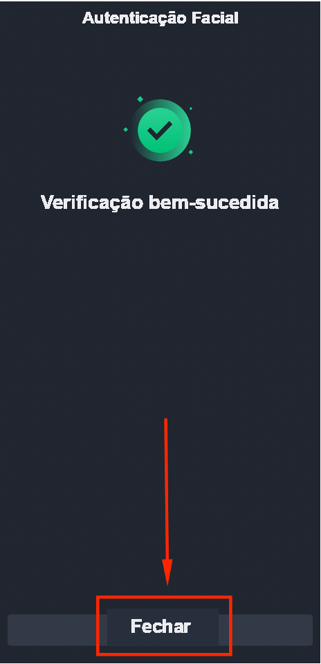 Autenticação facial para o KYC da Binance