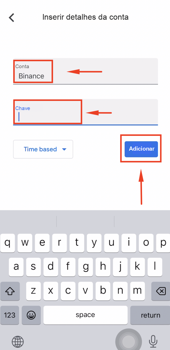 Adicionar a Binance ao Google Authenticator