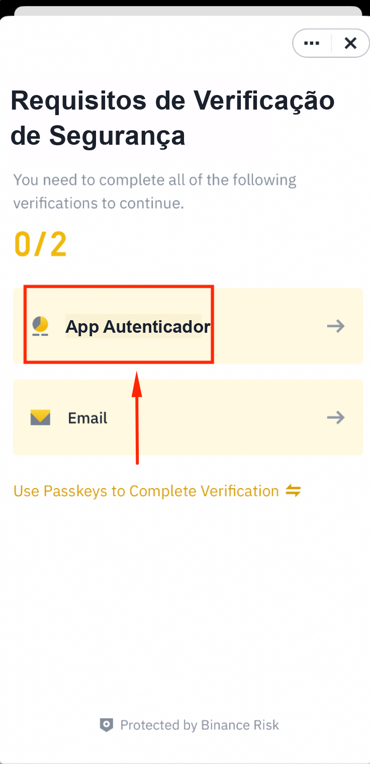Verificar a criação da API com o autenticador