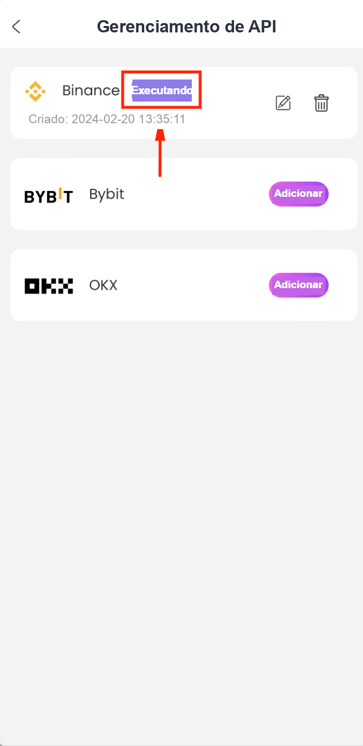 API da subconta vinculada com sucesso no CoinTech2u